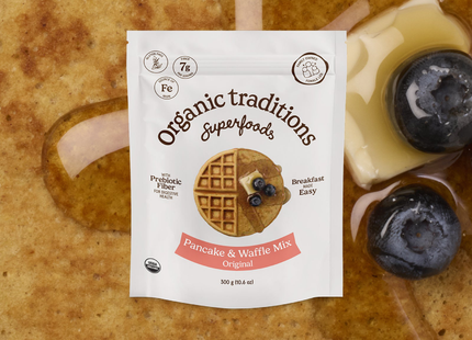 Organic Traditions - Pancake And Waffle Mix, Original | 300 g