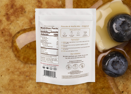 Organic Traditions - Pancake And Waffle Mix, Original | 300 g