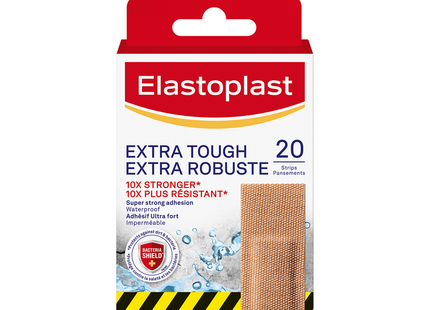 Elastoplast - Extra Tough 10x Stronger Bandages | 20 Strips