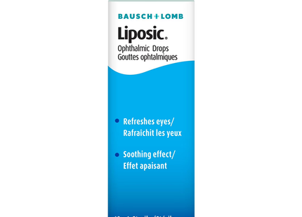 Bausch & Lomb - Liposic Opthalmic Drops | 10 mL Sterile