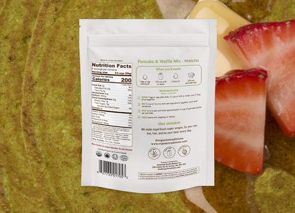 Organic Traditions - Pancake And Waffle Mix, Matcha | 300 g