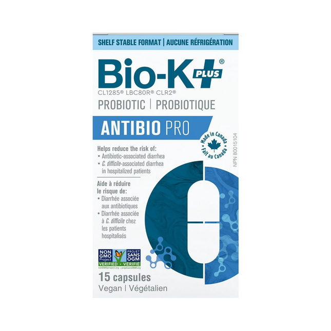 Bio-K+ - Antibio Pro Probiotic | 15 Capsules