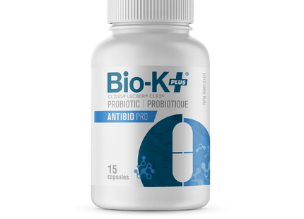 Probiotique Bio-K+ Antibio Pro | 15 gélules