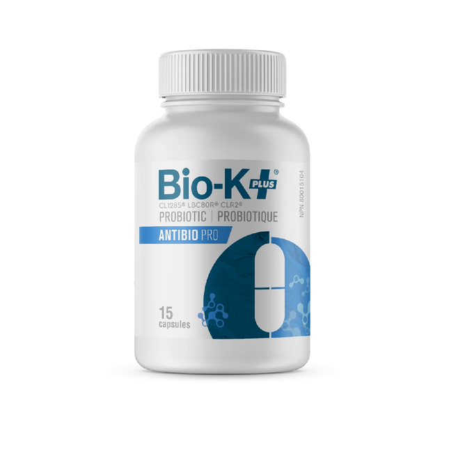 Probiotique Bio-K+ Antibio Pro | 15 gélules