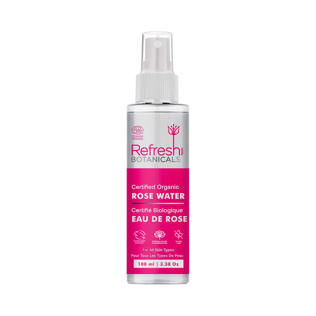 Refresh Botanicals - Certified Organic Rose Water | 100 mL