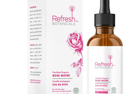Refresh Botanicals - Certified Organic Rose Water | 90 mL