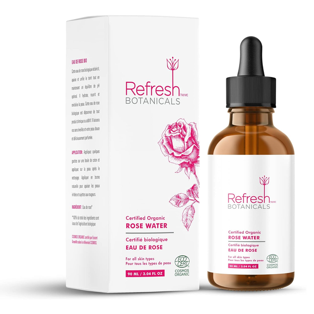 Refresh Botanicals - Eau de rose certifiée biologique | 90 ml