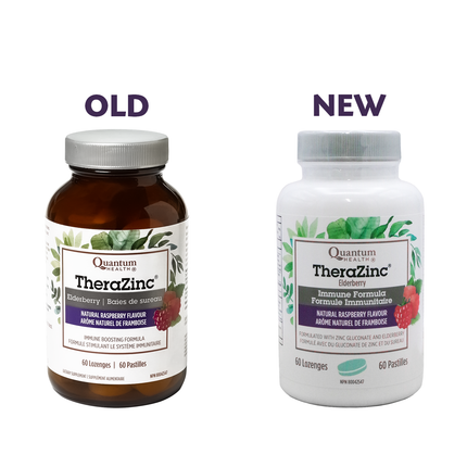 Quantum Health - TheraZinc Sureau Formule Immunitaire - Framboise | 60 pastilles
