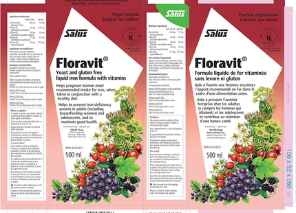 Salus - Floravit Yeast and Gluten Free Vegan Formula | 500 mL