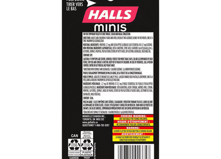 Halls - Minis Cough & Sore Throat | 24 Lozenges