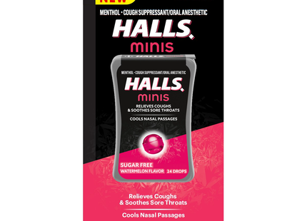 Halls - Minis Cough & Sore Throat | 24 Lozenges