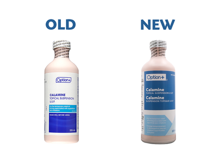 Option+ Calamine Topical Suspension | 225 mL