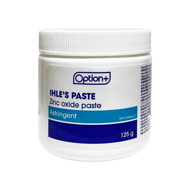 Option+ Ihle's Paste Pâte d'oxyde de zinc | 125g
