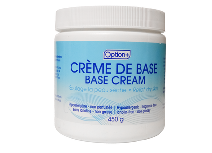 Option+ Base Cream for Relief of Dry Skin | 450 g