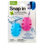 Jacent - Snap in Toothbrush Holder with Suctions Cups | 2 Holders