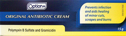 Option+ Original Antibiotic Cream | 15 g