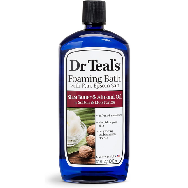 Dr Teal's - Shea Butter & Almond Oil Foaming Bath with Pure Epsom Salt | 1 L
