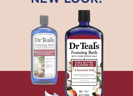 Dr Teal's - Shea Butter & Almond Oil Foaming Bath with Pure Epsom Salt | 1 L