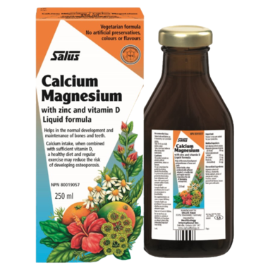 Salus Calcium Magnésium Liquide avec Zinc et Vitamine D | 250ml*