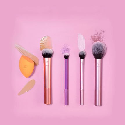 Real Techniques - Everyday Essentials - Face + Eye + Cheek | 5 Piece Kit