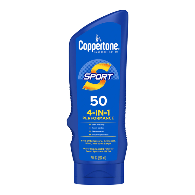 Coppertone - Écran solaire performant 4-EN-1 Sport SPF 50 | 207 ml