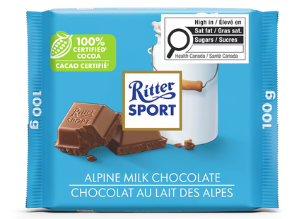 Ritter Sport - Alpine Milk Chocolate Bar | 100 g