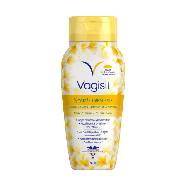 Vagisil Scentsitive Scents Nettoyant intime quotidien au jasmin blanc | 240 ml