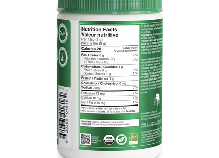 Organika - Organic Maca Gelatinized Powder | 400 g