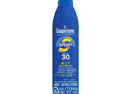 Coppertone - Spray Sunscreen 4 In 1, SPF 30