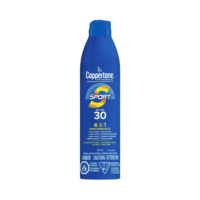 Coppertone - Spray solaire 4 en 1, FPS 30