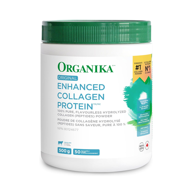 Organika - Poudre de protéines de collagène enrichie | 500 g