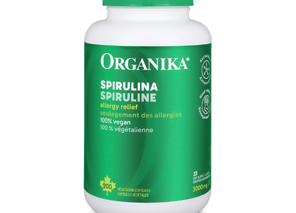 Organika - Blue Green Algae Spirulina 500 mg | 200 Tablets