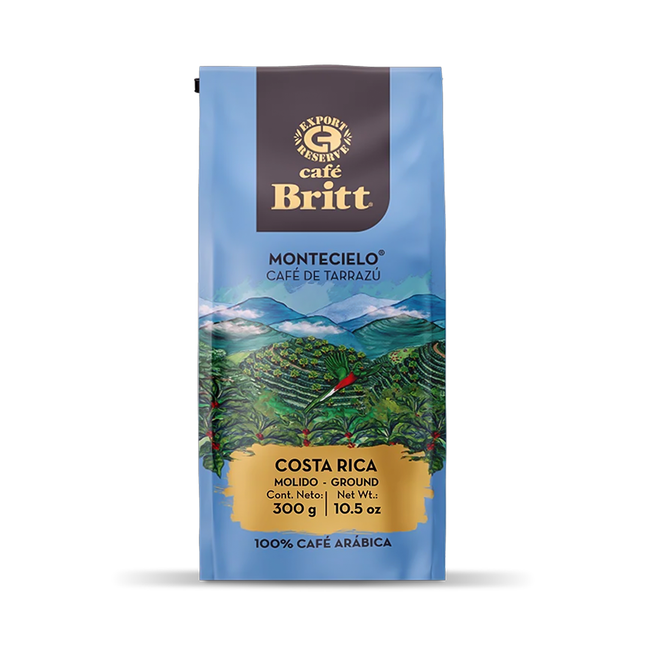 Café Britt - Montecielo Café De Tarrazú Costa Rica, Terrain | 340g