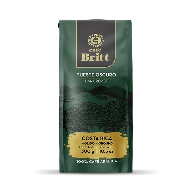 Café Britt – Café moulu costaricien torréfié foncé | 340 g