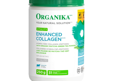 Organika - Enhanced Collagen Vitality With Organic Matcha | 250 g