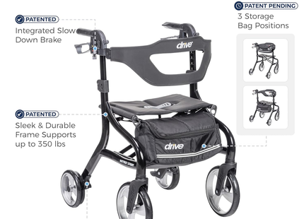 Drive - Nitro Sprint Rollator, Black