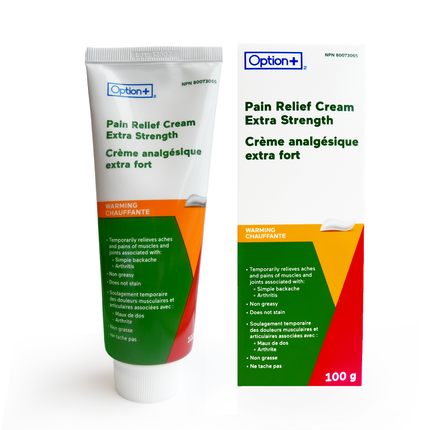 Option+ Crème analgésique extra-forte, formule chauffante