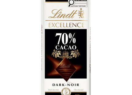 Lindt - Excellence 70% Cacao Dark Chocolate Bar | 100 g