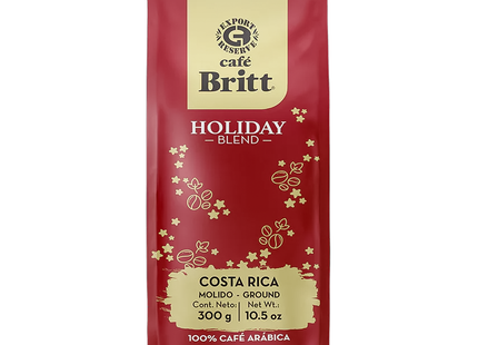 Cafe Britt - Holiday Blend Costa Rican Ground Coffee | 300 g