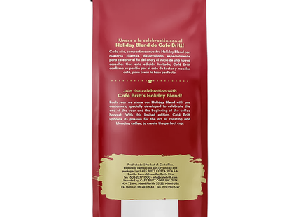 Cafe Britt - Holiday Blend Costa Rican Ground Coffee | 300 g
