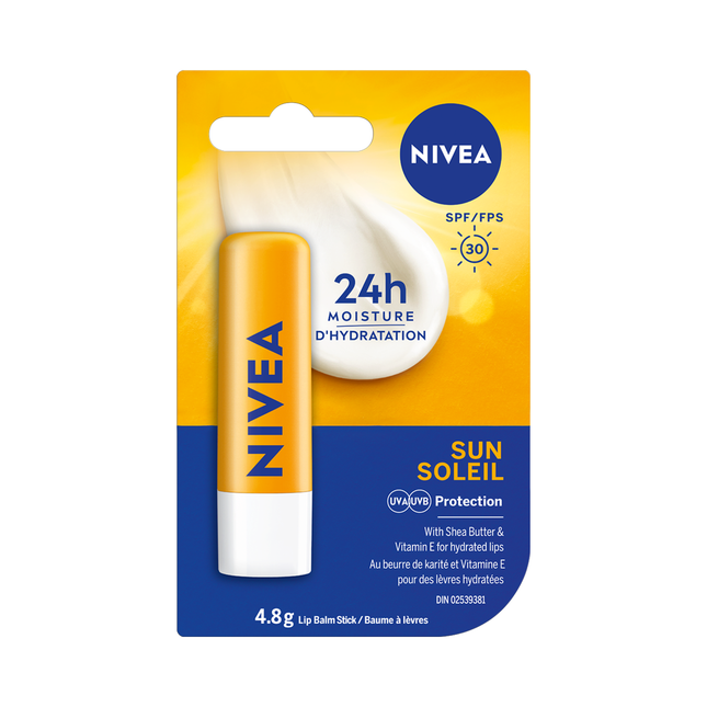 Nivea - Baume à lèvres hydratant 24H SPF 30 | 4,8 g