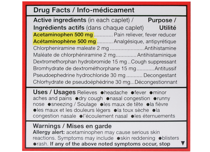 Option+ Extra Strength Cold Medication Nighttime Relief | 24 Caplets