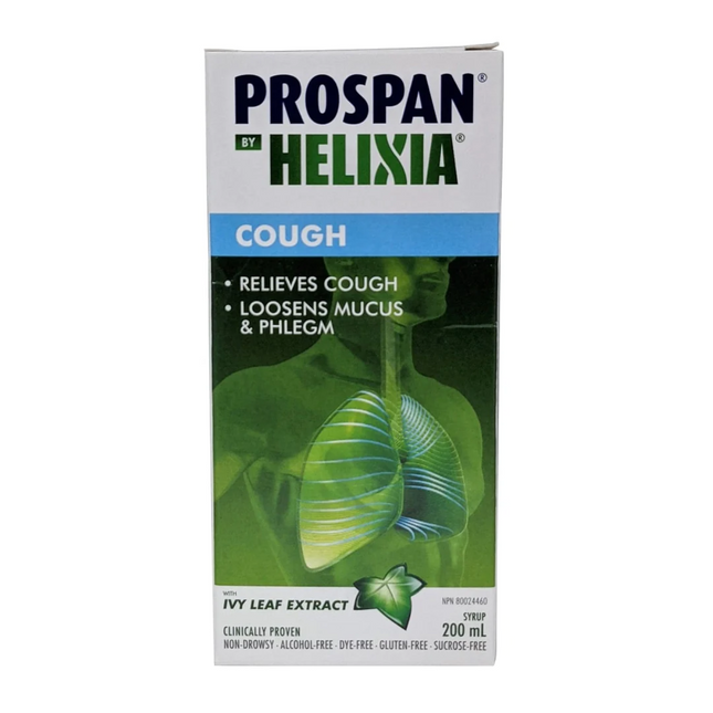 Helixia - Sirop contre la toux Prospan avec extrait de feuille de lierre | 200 ml