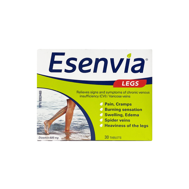 Esenvia Jambes - Diosmine 600 mg | 30 comprimés