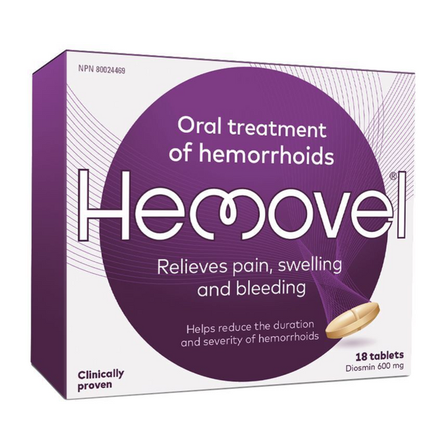Hemovel - Hemorrhoids Oral Treatment | 18 Tablets