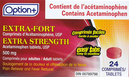 Option+ Extra Strength 500 mg | 24 Tablets