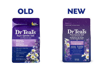 Dr Teal's - Pure Epsom Salt Melatonin Sleep Soak | 1.36 kg