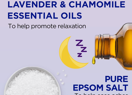 Dr Teal's - Melatonin Foaming Bath with Pure Epsom Salt - Lavender & Chamomile | 1 L