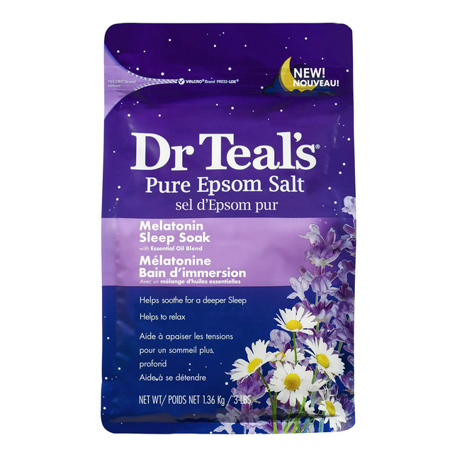Dr Teal's - Pure Epsom Salt Melatonin Sleep Soak | 1.46 kg
