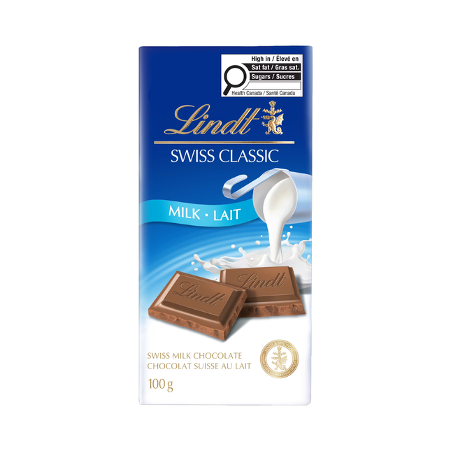 Lindt - Swiss Classic Milk Chocolate Bar | 100 g